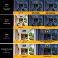 thumbnail image 4 of C Cattleya Black Motion Sensing Dusk to Dawn Outdoor Flush Mount Ceiling Light, 4 of 7