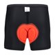 thumbnail image 1 of Ciclismo 3D Pantalones Cortos Acolchados Bicicleta Ciclismo Ropa Interior Pantalones Cortos Ajustados Naranja 3XL Sunnimix Pantalones cortos de ciclismo para hombre, 1 of 8