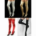 thumbnail image 5 of Womens Over Knee Socks Faux Leather Pants Casual Long Overknee Pantyhose, 5 of 19