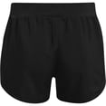thumbnail image 2 of Pantalones cortos Under Armour Fly By para niñas, color negro/blanco, talla S, 2 of 4