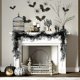 thumbnail image 1 of Guirnalda de hojas de arce artificiales de Halloween | Enredadera de ratán de poliéster negro 28x25cm | Decoración interior colgante para chimenea, fiesta, Acción de Gracias, boda | Diseño, 1 of 6