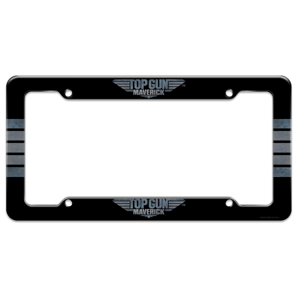 Top Gun Maverick Logo License Plate Tag Frame