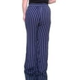 thumbnail image 3 of Michael Michael Kors Bengal Stripe Lined Wide Leg Pants Trousers, True Navy (XX-Small), 3 of 4