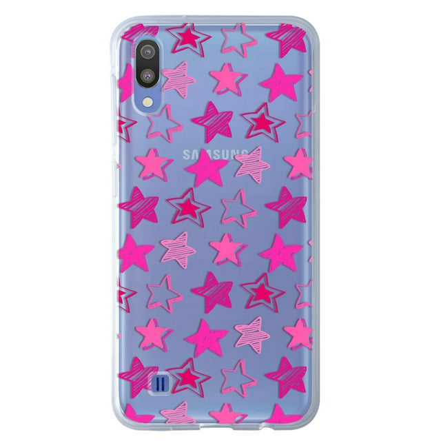 Funda para Galaxy M10 Dibujo de Estrellas Uso Rudo, InstaCase Protector para Galaxy M10 Antigolpes, Case Dibujo de Estrellas