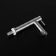 thumbnail image 4 of Single Cold Water Stainless Steel Water Basin Faucet Washbasin Basin Faucet Silver, 4 of 5
