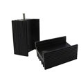 thumbnail image 4 of Easycargo 10 paquetes TO-220 disipador de calor + kit de tornillos de montaje aislante para LM317 LM317t L7805 L7812 L78XX regulador de voltaje IRFZ44N 3205 520N 630 1404 transistor MOSFET (20 mm x 15, 4 of 5