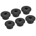thumbnail image 1 of Unique Bargains Support à Œillet en Caoutchouc Diamètre 45/64 Pieds (18mm) Rond Type T pour Protection de Fil Lot de 6, 1 of 5