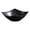 Black, variant on Fancy Plastic Bowl, Square Household Soup Bowls,Serving Bowls Containers for Parties, Snack, Buffet, Chips