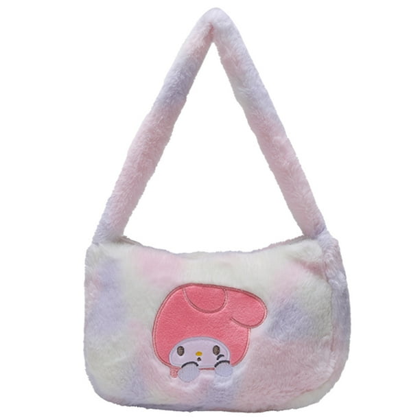 Mujeres Casual Hobo Bag Animal Pattern Felpa Ocio Bolso Monederos (8)