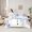 White Blue, variant on jejeloiu Khaki Snowmen Biscuit Twin Bedding Sets 7-Piece,Merry Christmas Dessert Bedding Comforter Set,Pink Xmas Ball Sheet Sets For Children,Super Cozy Room Decor Reversible