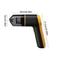 thumbnail image 3 of Aspiradora de coche USB portátil, succión de 9000Pa, mini destructor de polvo de mano de 360 g con luz LED, 7 accesorios para la limpieza del interior del automóvil, tiempo de carga de 3,5 h, 3 of 7