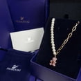 thumbnail image 2 of COLLAR TEDDY BEAR OSO SWAROVSKI ROSE GOLD PERLAS, 2 of 7