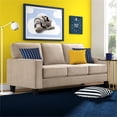 thumbnail image 3 of Serta Palisades 80" Track Arm Fabric Sofa with Storage Soft Beige, 3 of 4