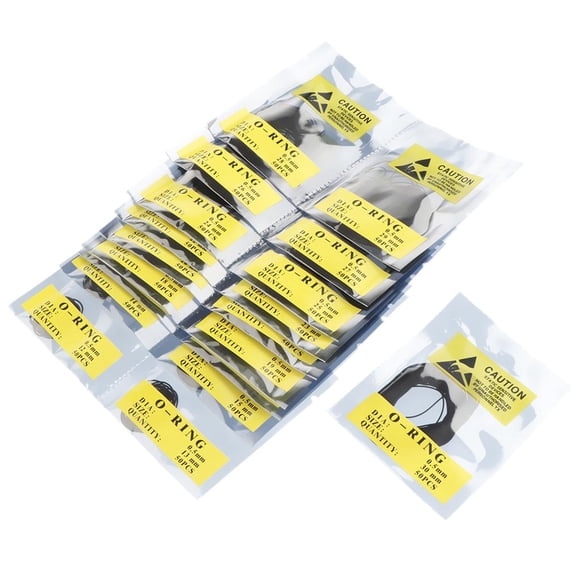Kit de juntas de reloj de pared de 950 piezas, sello de goma para reparación de relojes de pared y bricolaje 0.5mm