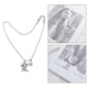 thumbnail image 2 of Collar de estrella con nicho, cadena de clavícula de estilo hip hop simple para mujer, cadena de acero de titanio --- Código de producto 56015 Azul lago, 2 of 5