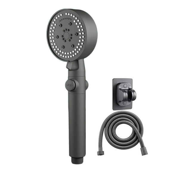 EGNMCR Bathroom Accessories Shower Head With Handheld High Pressure 8 Spray Modes Body Coverage Powerful Rain Showerhead With 78in Long Hose And Adjustable Holders For Bathroom Upgrade shower head