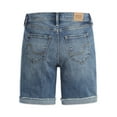 thumbnail image 3 of Signature by Levi Strauss & Co.™ Girls' Mid-Rise Denim Bermuda Shorts, Sizes 5-18, 3 of 7