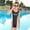 Black, variant on ATOGUTA Girls' Swimwear Swimsuit Kids Bathing Suit One Piece Suits Swim Navy, Size 4T-8