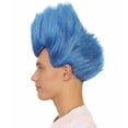 thumbnail image 3 of HPO Adult Men's Blue Flame Hades Wig – Synthetic Costume Hair for Halloween & Cosplay, 3 of 9