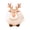 White, variant on NFTIGB Elk Christmas Tree Pendants Ornament Wood Hanging Sign Lamb Fleece Decorations DIY Xmas Party Favors (White, 3.15 in / 8 cm)