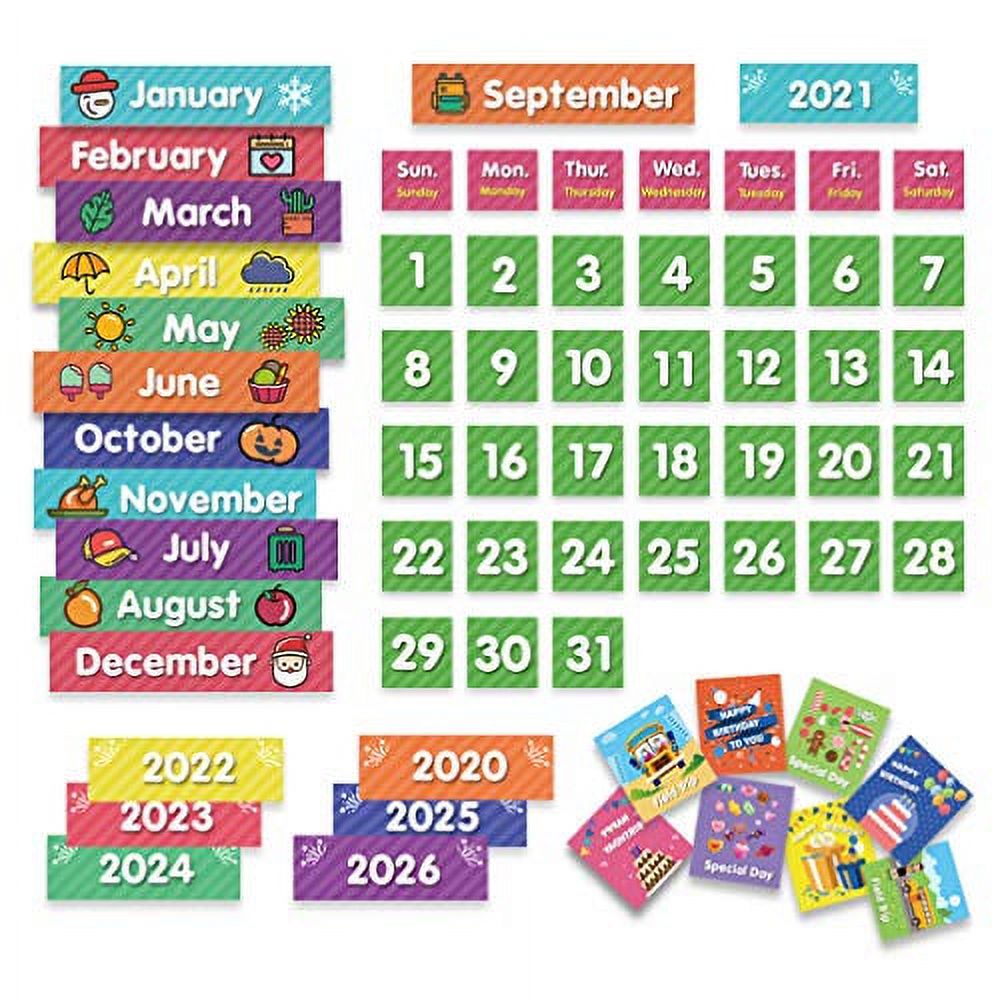 Eamay Classroom Monthly Calendar Pocket Chart with 71 Cards for Kids Learning for Home,White - Walmart.com Eamay Classroom Monthly Calendar Pocket Chart with 71 Cards for Kids Learning for Home,White - Walmart.com