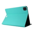 thumbnail image 3 of SaniMore for iPad Pro 11 2024 Case, Auto Sleep/Wake, PU Leather Ultra-Thin Cover Built-in Adjustable Kickstand Shockproof Protective Shell for Women Men, Green, 3 of 4