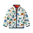 thumbnail image 3 of YOUYEDIAN Toddler Polar Fleece Jacket Boys Girls Winter Jacket Fall Sweatshirt Zip-up Light Coat Spring Clothes, 3 of 5