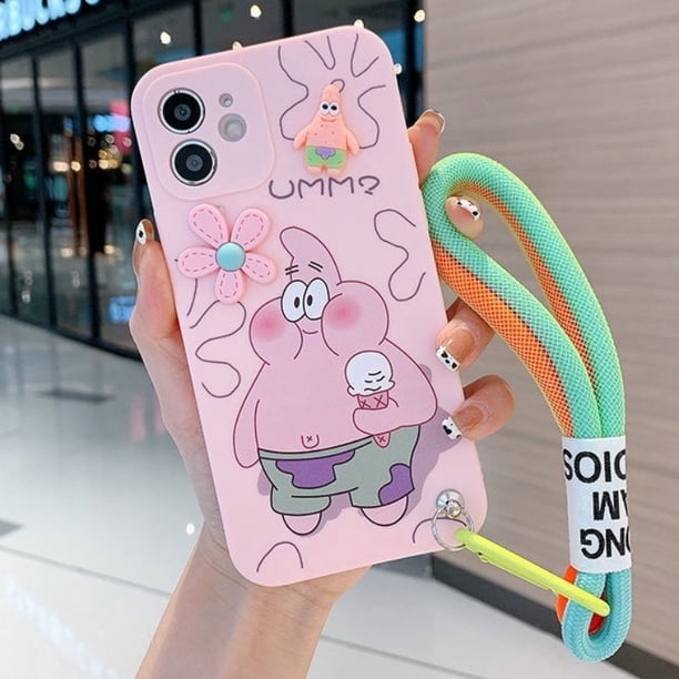Carcasa iPhone 6 6S 7 8 Plus XR X XS 11 Por Max Funda Bob Esponja Para Teléfono Móvil