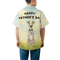 thumbnail image 5 of Cute Whippet Loves Dad Happy Father's Day Hawaiian Shirt Breathable Summer Unisex Merch Dog Lover - 12008, 5 of 6