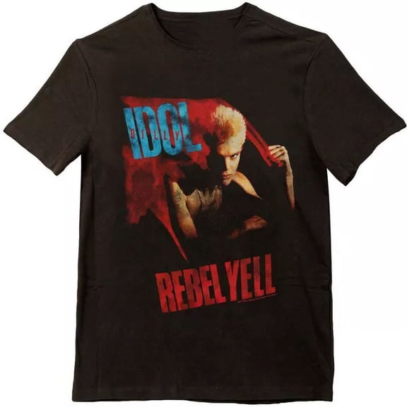 Rebel Yell Era Inspired Idol Graphic Tee in Slim Vintage Style Unisex T-Shirt up to size 5XL
