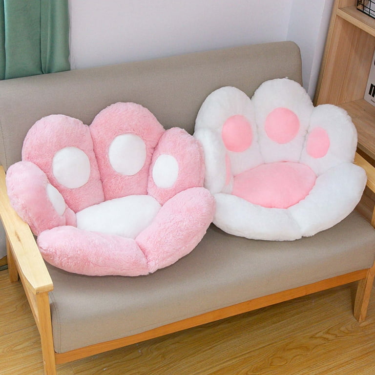 Gy Cat's Paw Cushion Cute Girly Bedroom Floor Chair Cushion Office Long  Sitting Lazy Sofa Tatami Futon Seat Cushion - Figurines & Miniatures -  AliExpress