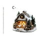 thumbnail image 1 of Cristalina Cadena de Carro, Organizador de Puerta de Coche, Adornación de Cabaña de Navidad, Acrylic 2D, Durable, Estético, para Dormitorio, Estantería de Puerta, Decoración de Navidad,, 1 of 7