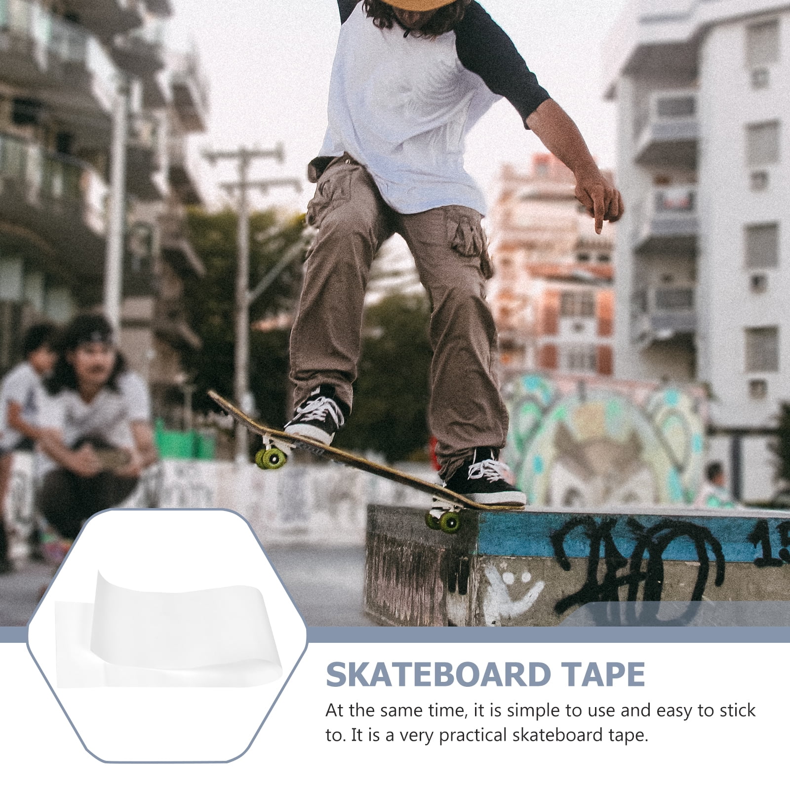 LEXSOMEO 2 Sheets Long Board Grip Tape Replacement Skateboard Sandpaper Skateboard Sheet Adhesive Skateboard Sheet Skateboard Tape