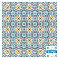 thumbnail image 2 of Mi Alma Floral Blue Yellow Tile Stickers - Removable Vinyl 4x4, 24 pcs, 2 of 11
