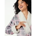thumbnail image 4 of Joyspun Women's Plush Sleep Robe, Size S to 3X, 4 of 6