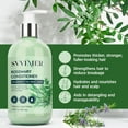 thumbnail image 3 of Svvimer Rosemary + Tea Tree + Mint Oil Hair Growth Conditioner, Thickening Moisturizing Product with Biotin for Women Men - for Damaged Dry Thinning Hair 11.8 fl.oz, 3 of 8