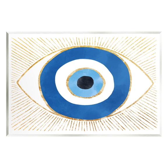 Evil Eye Glam Rays Pattern Religious Graphic Art Unframed Art Print Wall Art