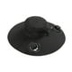 thumbnail image 4 of Sombrero de ala ancha para el sol con 2 ventiladores solares, cómodo y portátil, para pesca en la playa. negro, 4 of 9