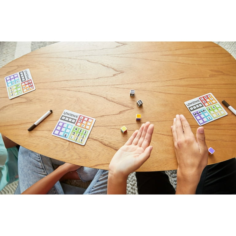 Skip-Bo Roll and Write Dice Game for Kids, Adults and Family Night with 4  Dry-Erase Pens and Boards 