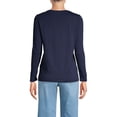 thumbnail image 2 of Lands' End Women's Relaxed Supima Cotton Long Sleeve Crew Neck T-Shirt, 2 of 5