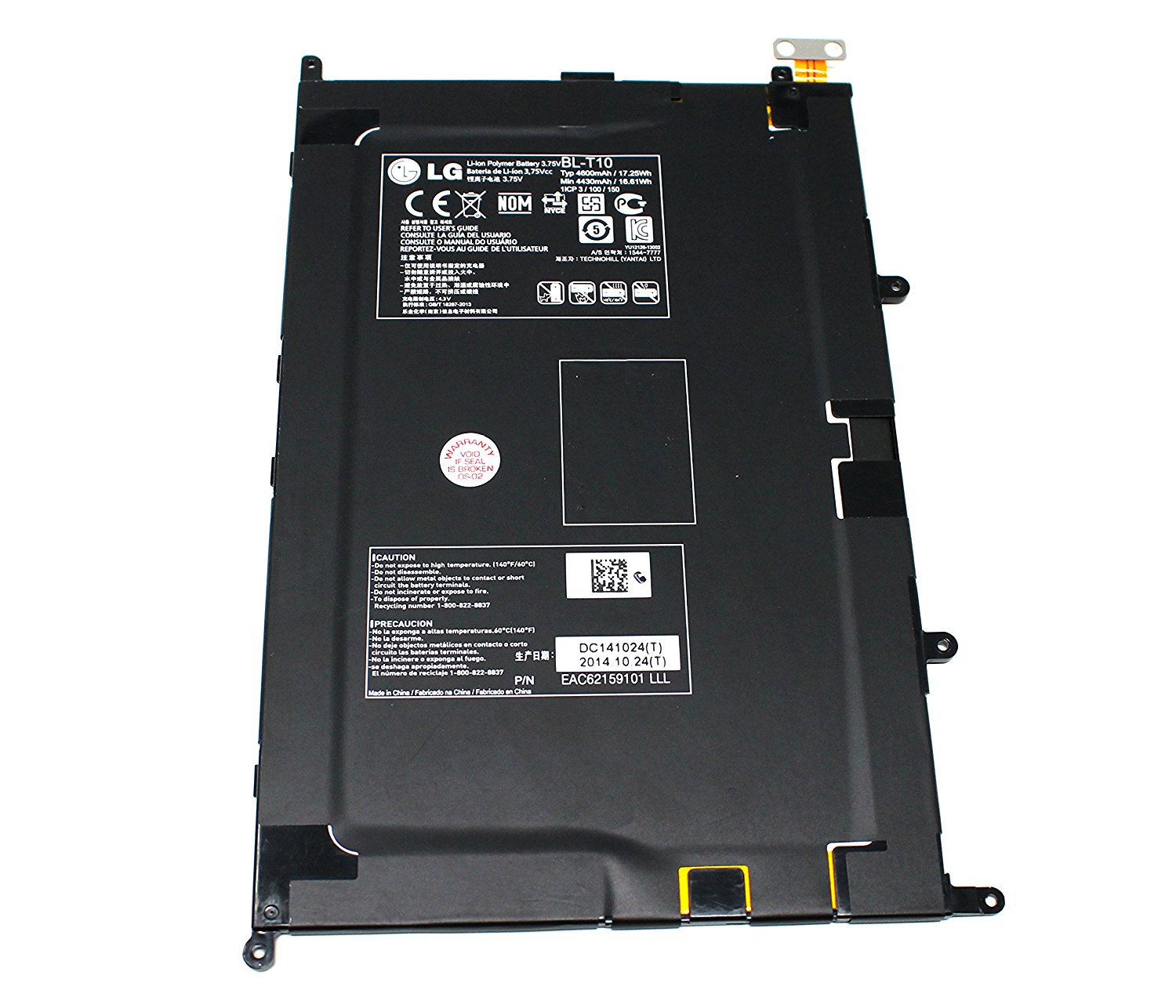 Original LG Battery BLT10 EAC62159101 4600mAh 3.75V for LG Optimus