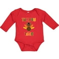 thumbnail image 3 of Inktastic Thanksgiving Turkey Time Boys or Girls Long Sleeve Baby Bodysuit, 3 of 5