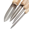 thumbnail image 2 of Coofit 4PCS Clay Hole Cutter Semi-round Creative Pottery Tool Hand Tool, 2 of 10