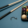thumbnail image 4 of HAMPPLIES 2Set Pool Table Accessories Iron Gold Convenient Storage For Clubs, 4 of 8
