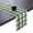 Mint Green White, variant on Native Fab Table Runner Buffalo Check Plaid 100% Cotton - 13x72 Inches Kitchen Dining Table Decoration for Indoor Outdoor Farmhouse Home Party Decor - Grey and White