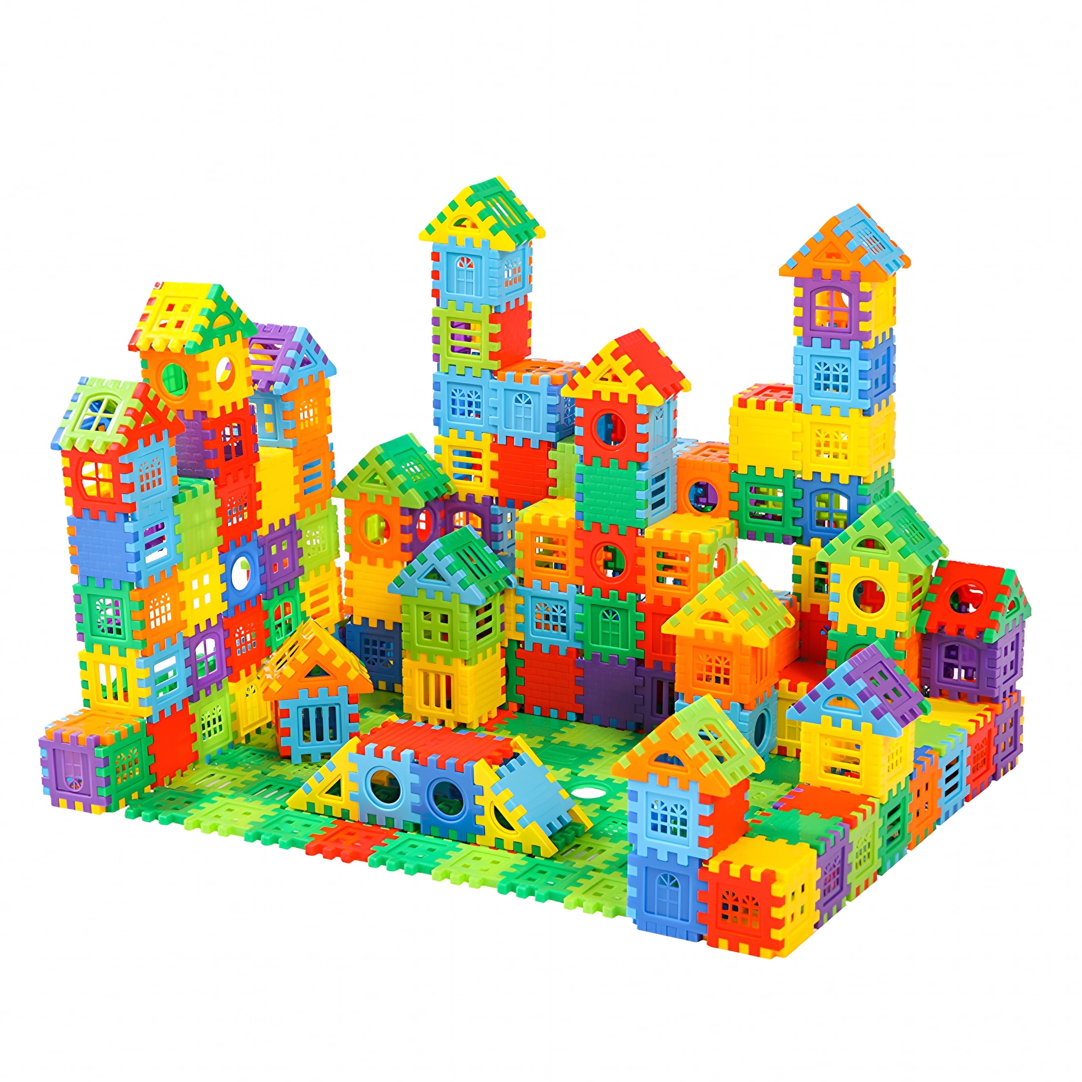 PICASSO TILES, Hedgehog Blocks 4 Family Action Figures, STEM Toy
