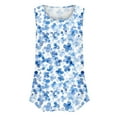 thumbnail image 6 of Summer Tank Top for Women Plus Size Tank Top Boho Floral Loose Camisole Casual Flowy Tops Scoop Neck Blouses, 6 of 7