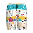 thumbnail image 4 of Fotbe Funny Farm Pajama Shorts for Men, Men's Pajama Bottoms, Sleepwear,Short Pajama Pants-3X-Large, 4 of 9