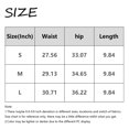 thumbnail image 3 of LWavelet Women's Side Lace Up Denim Shorts Distressed Frayed Summer Shorts Light Blue L, 3 of 9