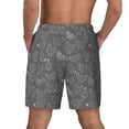thumbnail image 3 of Qekee Funny Chicken print Mens Swim Quick Dry Stretch Swim Shorts Lining Bathing Suits Swimwear Beach Shorts with Pockets, 3 of 9
